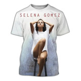 Camiseta De Manga Corta Con Estampado 3d De Selena Gomez