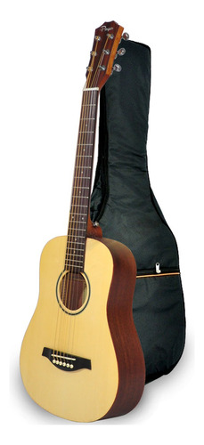 Guitarra Acústica Baby 34'' Parquer Natural Funda Cd