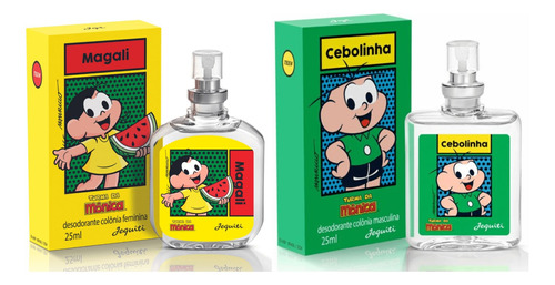 Kit Cebolinha E Magali Perfume Colônias Jequiti Infantil