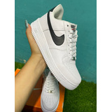 Tenis Originales Nike Air Force 1 0'7 Cuero Grabado B/n 22