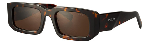 Prada Spr 06ys 2au-8c1 Square Shape Abstract Tortoise