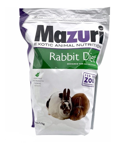 Alimento Para Conejos Mazuri Rabbit Diet 1.3 Kg.