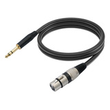 Cable Trs De 1/4 Pulgadas A Xlr De 3 Pines, Balanceado, Xlr