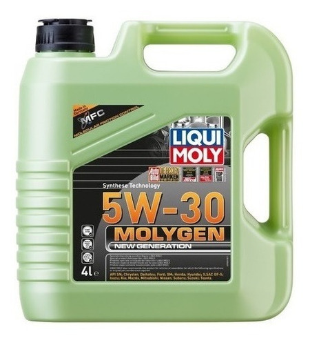 Aceite Liqui Moly Molygen New Gen 5w30 4l Con Instalación