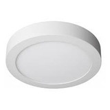 Foco Panel Led 12w Redondo Sobrepuesto Luz Calida Y Fria