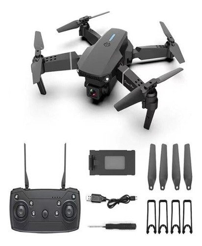 Dron Con 2 Cámaras 4k Plegable E88 Juguete Regalo