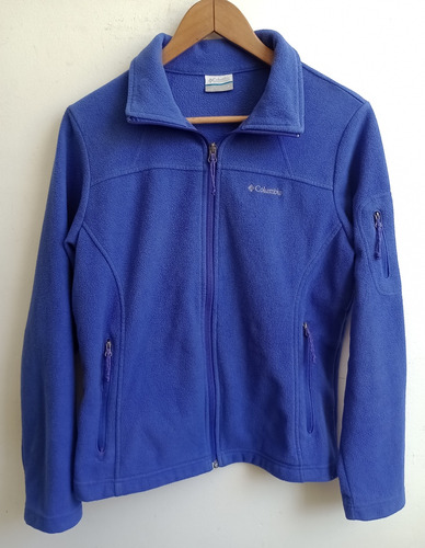 Campera Columbia Polar Talle M Cierre Completo Buzo