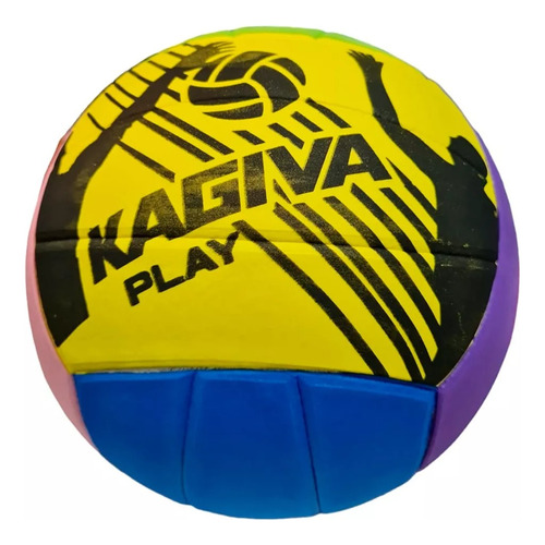 Pelota Voley Kagiva Play, Multicolor Playa Impermeable