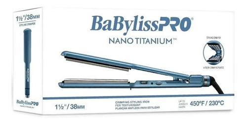 Plancha Cabello Babyliss Nano Titanium Profesional Ancha11/2