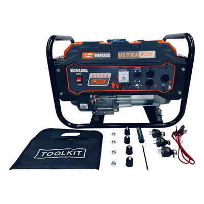 Generador De Gasolina 3000w 6.5hp 110\u002F220v Ultra Fox | Meses sin interés