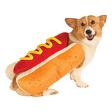 Traje De Disfraz De Hot Dog Para Mascotas