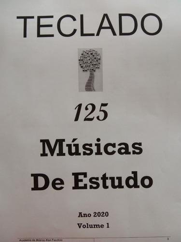 Cadernos Com 209 Músicas Para Piano/teclado Volumes 1 E 2