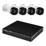 Dvr Gravador 4 Canais Mhdx 1104 - Intelbras + 4 Camera 1120 