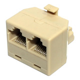 Union Rj45 1 Macho A 2 Hembras Utp Cat5 Cat5e - Belgrano