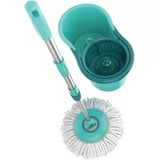 Spin Mop 360° Balde Com Esfregão Microfibra 2 Refil 