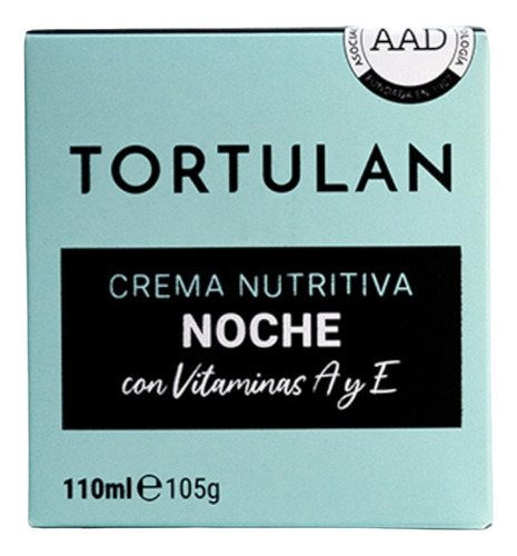 Crema Facial Nutritiva Noche Vitamina A Y E 110ml Tortulan