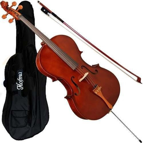 Violoncelo Cello Hofma Hce100 + Arco+ Breu+ Capa Completo