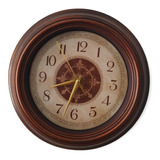 Reloj De Pared Silencioso 2707 Café