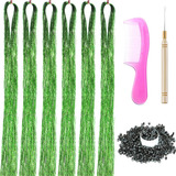 6 Paquetes De Extensiones De Cabello De 43 Pulgadas Con Kit