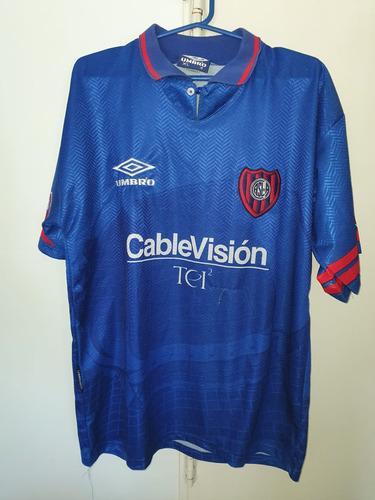 Camiseta San Lorenzo Umbro 1997 Azul Talle Xl #3