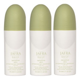 Pack 3 Desodorante Roll-on Antitranspirante 60ml Jafra Daily