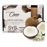 Jabón Natural Hidratante De Coco Sys X 2 Unds