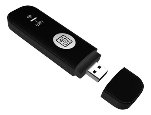 Enrutador Módem Usb 4g Lte, Dispositivo De Internet Negro