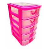 Cajonera Fucsia 5 Niveles