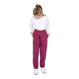 Pantalón Jogging Friza Bordo Colegial Ely /  Talle 2 Al 20