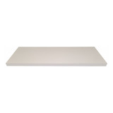 Bancada Com Passa Fio Mdf 25mm Branco 140x50cm Home Office