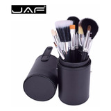 Jaf Brand Kit De 12 Brochas De Maquillaje Con Soporte, Práct