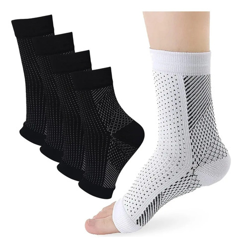 4 Pares De Calcetines For Neuropatía, Mangas De Compresión Z
