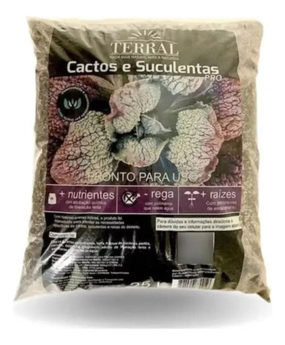 Substrato Terral Cactos E Suculentas Pro 25 L Guydo Horta