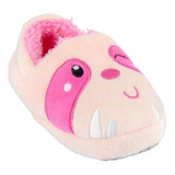 Pantufa Infantil Antiderrapante Menina Bebe Preguiç Pimpolho