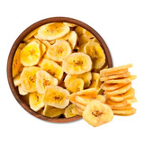 Banana Assada Desidratada Chips Natural Saudável Premium