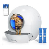 Caja De Arena Automática Para Gatos Con Control De App Y Dis