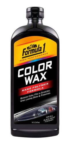 Cera Para Auto Color Negro Formula 1 16 Oz.