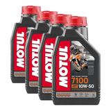 Aceite Moto Motul 7100 10w50 X 4 Unidades Avant Motos