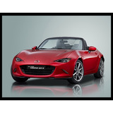 Mazda Miata 2016 Cuadro Enmarcado 45x30cm