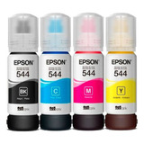 Kit X4 Tinta Epson 544, L3210 L3110 L3250 L3150 L5290 L5590