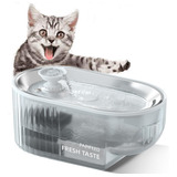 Fuente De Agua Premium Para Gatos: Bandeja De Acero Inoxidab