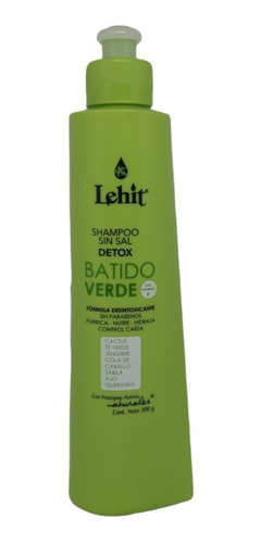 Shampoo Lehit Batido Verde - mL a $70