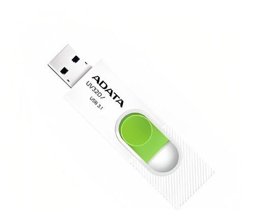 Memoria Usb 3.1 Adata Uv320 128gb Blanco/verde