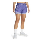 Shorts Ua Play Up 2 En 1 Para Mujer Morado Under Armour