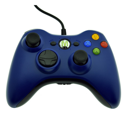 Control Gamepad Joystick Compatible Con Xbox360 Y Pc, Azul