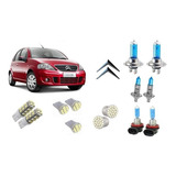 Kit 13 Lampadas Farol +milha H11+leds Citroen C3 2000 A 2010