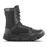 Botas Militares Wolker Ref: Supra Black Caña Alta En Cuero