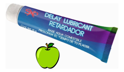 Lubricante Retardante Delay 18ml Sxo Sabor Manzana