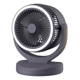 Mini Ventilador Portátil Usb Recargable Con Luz Oficina