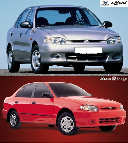 Cocuyo [ Faro ] Hyundai Accent \u0026 Dodge Brisa (1996-2006) Foto 2